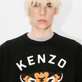 Felpa girocollo con ricamo FE68SW1064MF 99J KENZO Black 
