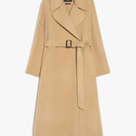 Cappotto lungo a vestaglia in lana 2425016041 065 MAX MARA WEEKEND Beige 
