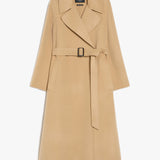 Cappotto lungo a vestaglia in lana 2425016041 065 MAX MARA WEEKEND Beige 