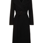 Cappotto lungo a vestaglia in lana 2425016041 013 MAX MARA WEEKEND Black 