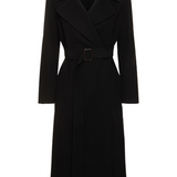Cappotto lungo a vestaglia in lana 2425016041 013 MAX MARA WEEKEND Black 