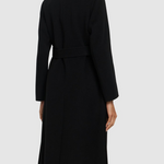 Cappotto lungo a vestaglia in lana 2425016041 013 MAX MARA WEEKEND Black 