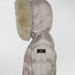 Piumino con pelliccia PED5110 01181903 852 PEUTEREY Beige 