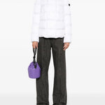 Piumino con cappuccio PED5111 01181903 730 PEUTEREY Grigio chiaro 
