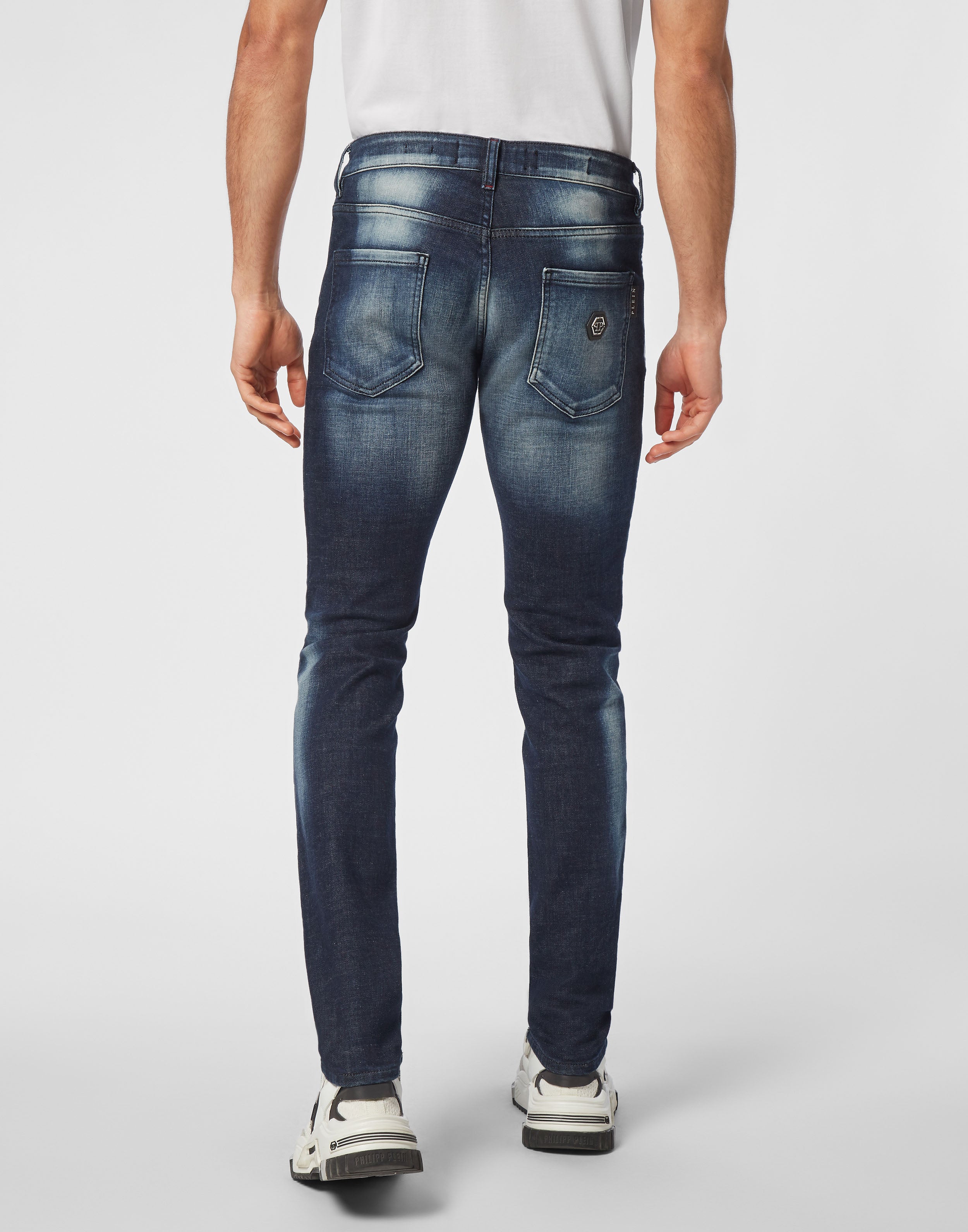 Jeans slim MDT3937 PDE004N 10GI PHILIPP PLEIN Spider gray 