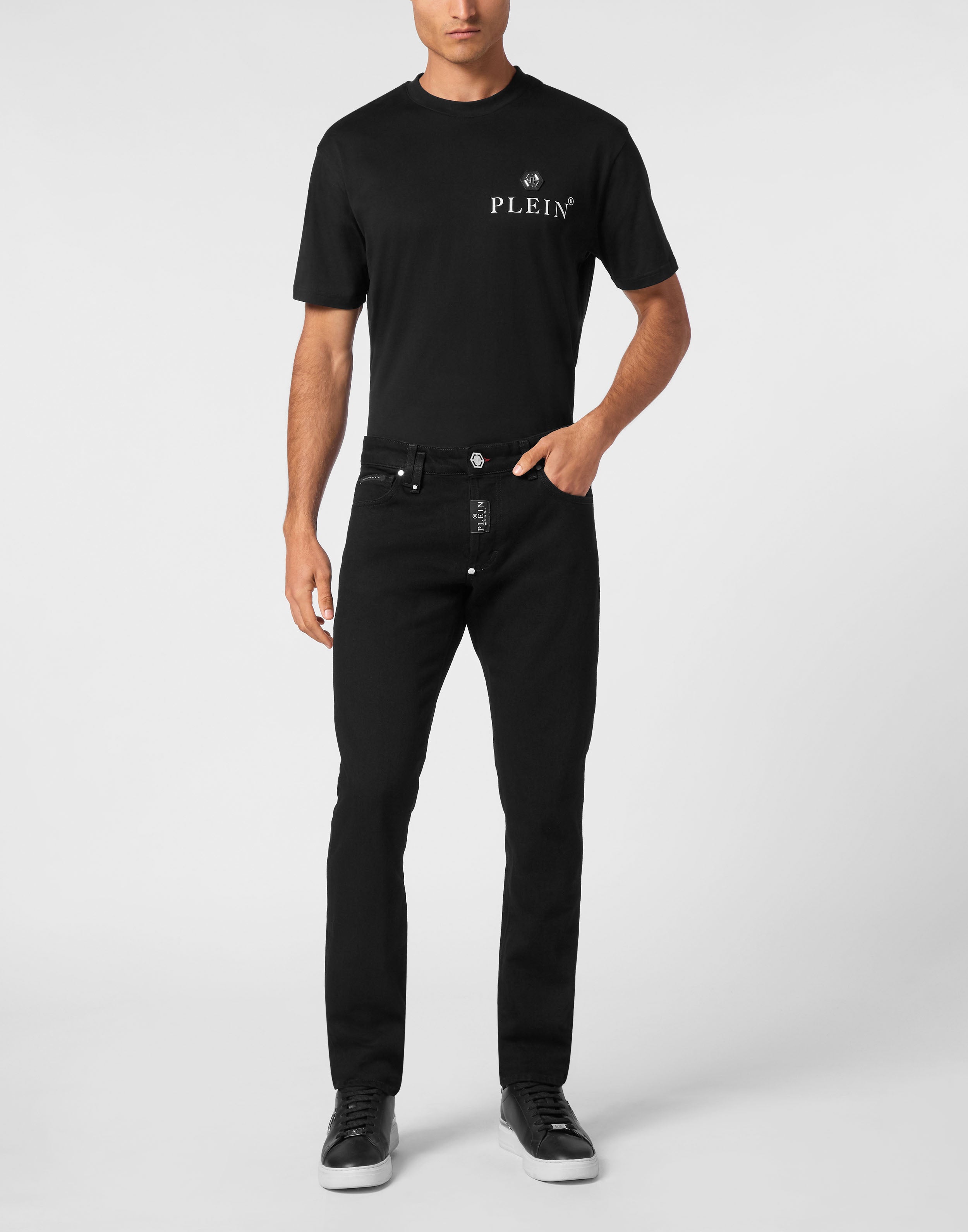 Jeans elasticizzato MDT3978 PDE004N 02JB PHILIPP PLEIN Jet black 