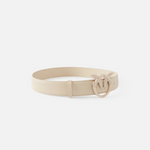 Cintura alta Love Birds in pelle 4cm 100120A1K2 C50B PINKO Beige-grigio fumo block 