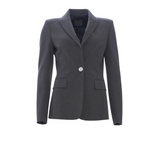 Blazer monopetto stretch 100254A24 I76 PINKO Grigio 