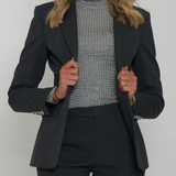 Blazer monopetto stretch 100254A24 I76 PINKO Grigio 