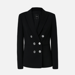 Blazer in tessuto tecnico punto stoffa 100256A24C Z99 PINKO Black 