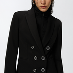 Blazer in tessuto tecnico punto stoffa 100256A24C Z99 PINKO Black 
