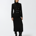 Blazer in tessuto tecnico punto stoffa 100256A24C Z99 PINKO Black 