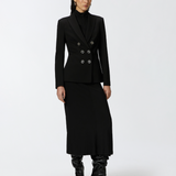 Blazer in tessuto tecnico punto stoffa 100256A24C Z99 PINKO Black 