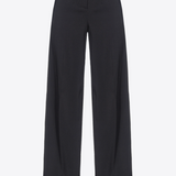 Pantaloni palazzo crêpe stretch 100331A20Q Z99 PINKO Black 