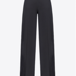 Pantaloni palazzo crêpe stretch 100331A20Q Z99 PINKO Black 