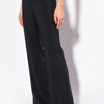 Pantaloni palazzo crêpe stretch 100331A20Q Z99 PINKO Black 