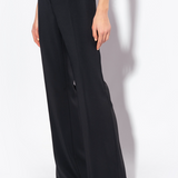 Pantaloni palazzo crêpe stretch 100331A20Q Z99 PINKO Black 
