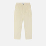 Pantaloni chino in velluto millerighe 102761A20R Z12 PINKO Bianco latte 