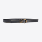 Cintura in pelle bottalata 102820A158 Z99Q PINKO Nero-antigue 