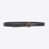 Cintura in pelle bottalata 102820A158 Z99Q PINKO Nero-antigue 