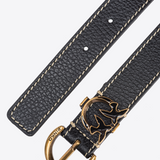 Cintura in pelle bottalata 102820A158 Z99Q PINKO Nero-antigue 