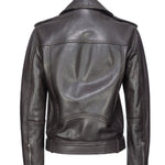Biker in pelle 103897A21L M04 PINKO Marrone oltre buio 