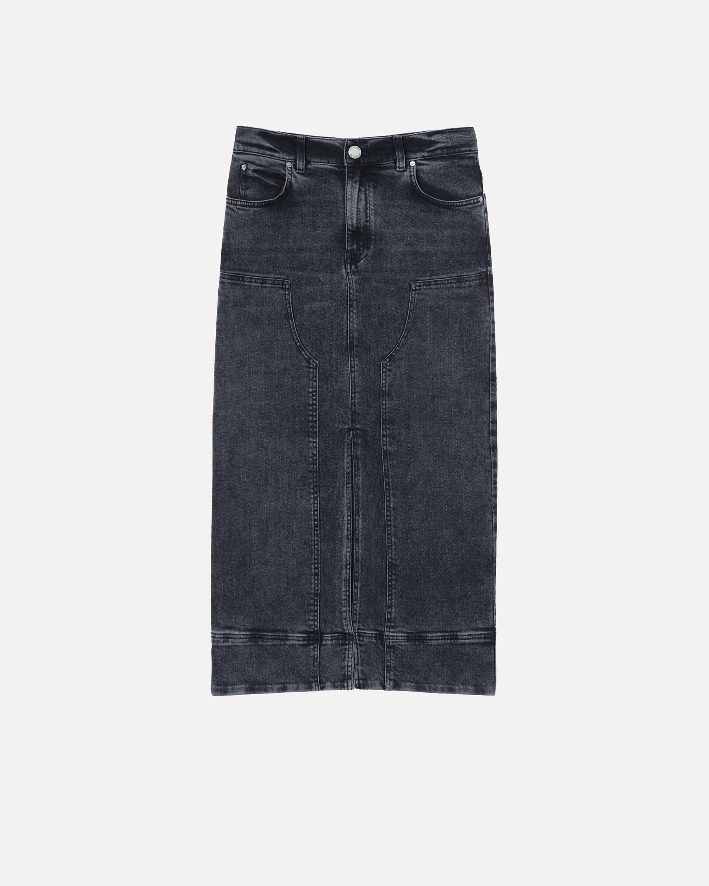 Maxi gonna denim dark grey 103903A20U PJY PINKO Dark grey 