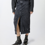 Maxi gonna denim dark grey 103903A20U PJY PINKO Dark grey 