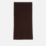 Gonna longuette in maglia a costine con bottoni 104021A15S M28 PINKO Testa di moro 