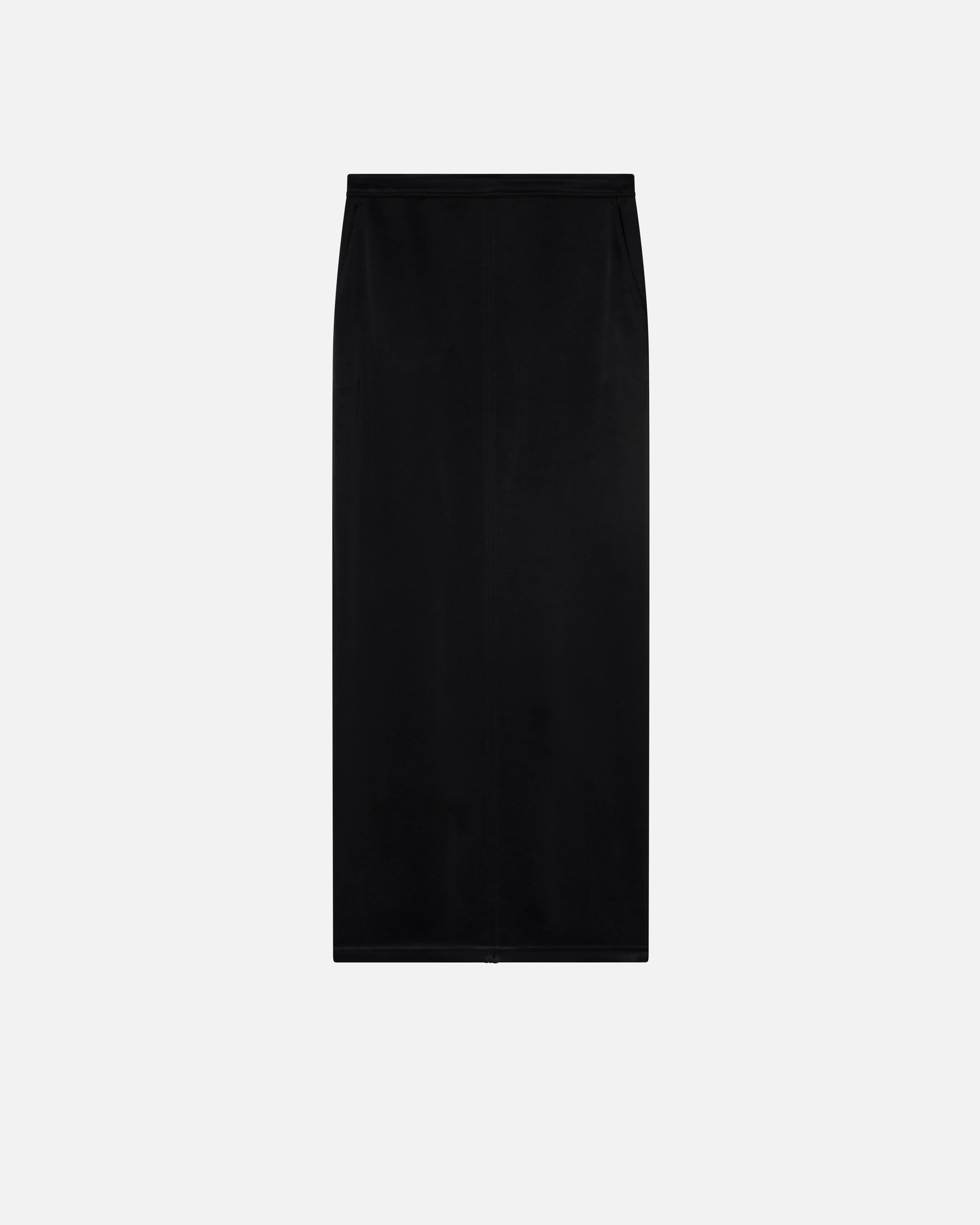 Gonna lunga in satin con spacco sul retro 104173A24V Z99 PINKO Nero limousine 