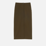 Gonna lunga utility tessuto fluido<BR/><BR/> 104190A18E X93 PINKO Verde-amazzonia 