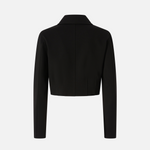 Giacca corta monopetto punto stoffa 104221A15M Z99 PINKO Black 
