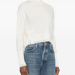 Maglia asimemetrica 104553A235 Z06 PINKO White 