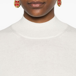 Maglia asimemetrica 104553A235 Z06 PINKO White 