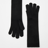 Guanti in lana con paillettes 242TO5530 00006 TWIN SET Black 