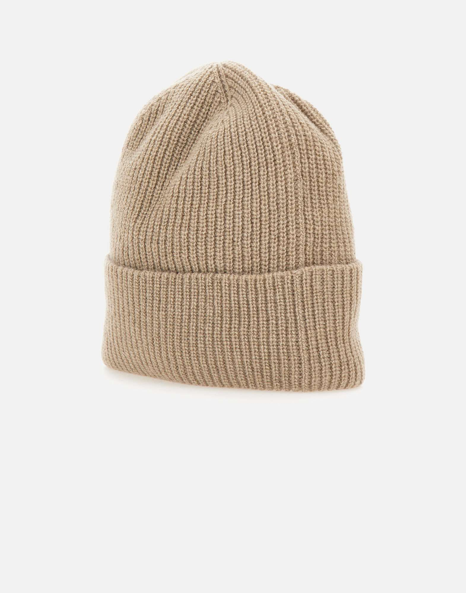 Berretto in misto lana vergine CFWOAC0331MRUF0659 8925 WOOLRICH Feather beige 