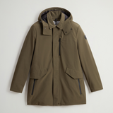 Cappotto in Softshell CFWOOU0792MRUT3496 614 WOOLRICH Dark green 