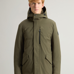 Cappotto in Softshell CFWOOU0792MRUT3496 614 WOOLRICH Dark green 