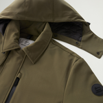 Cappotto in Softshell CFWOOU0792MRUT3496 614 WOOLRICH Dark green 