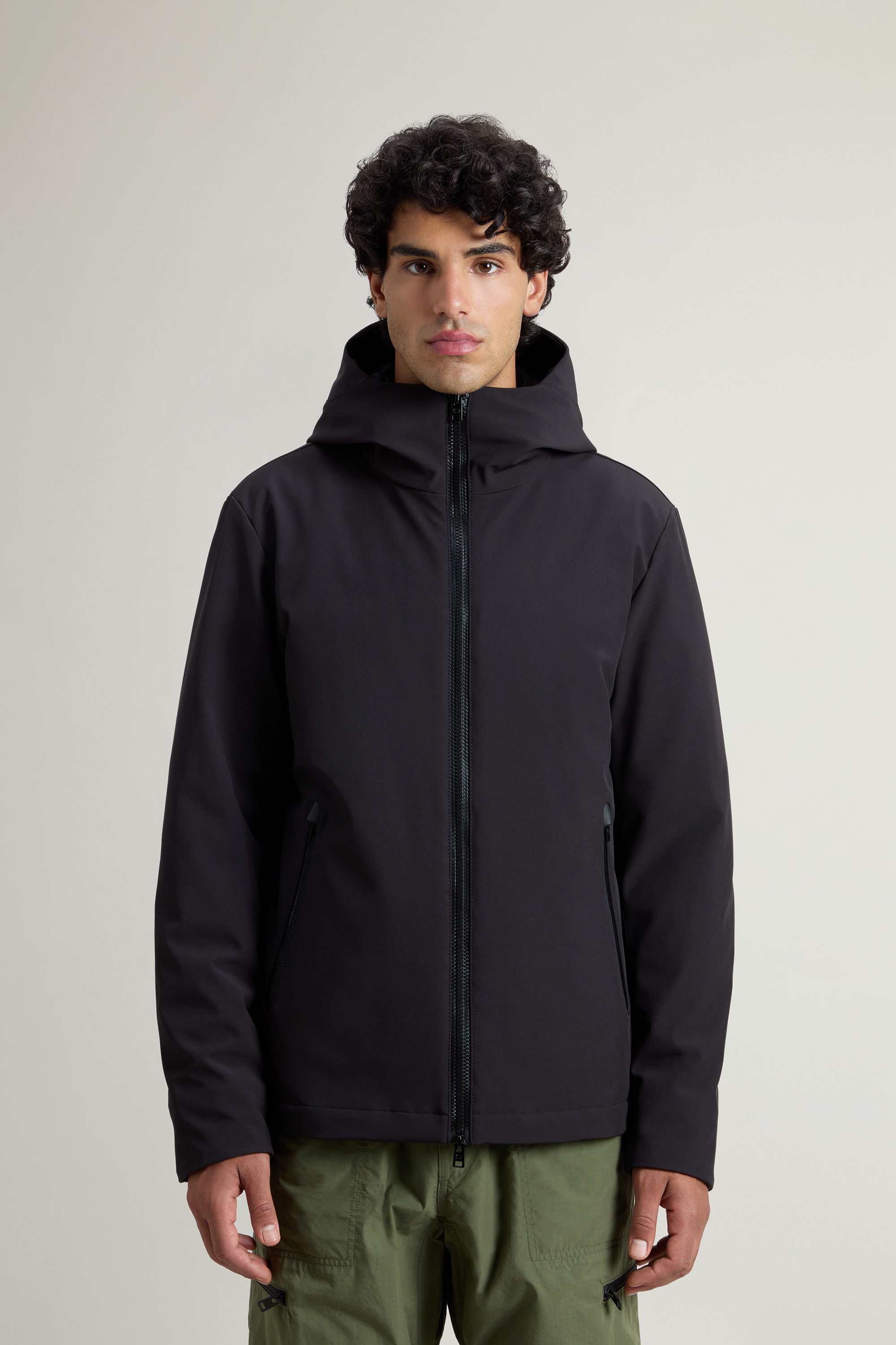 Giacca in Softshell CFWOOU1047MRUT3496 100 WOOLRICH Black 