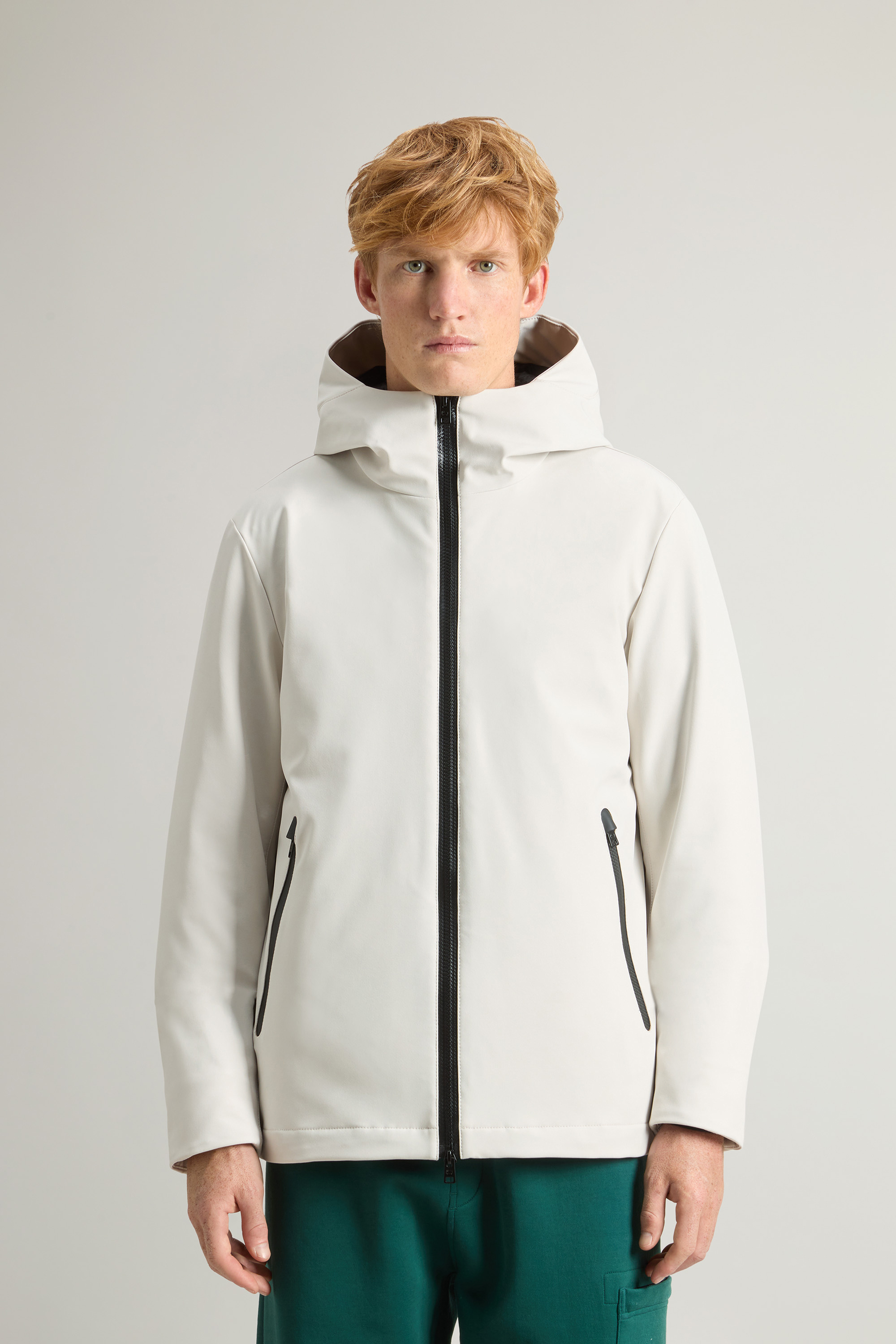 Giacca in Softshell CFWOOU1047MRUT3496 811 WOOLRICH Sand rock 