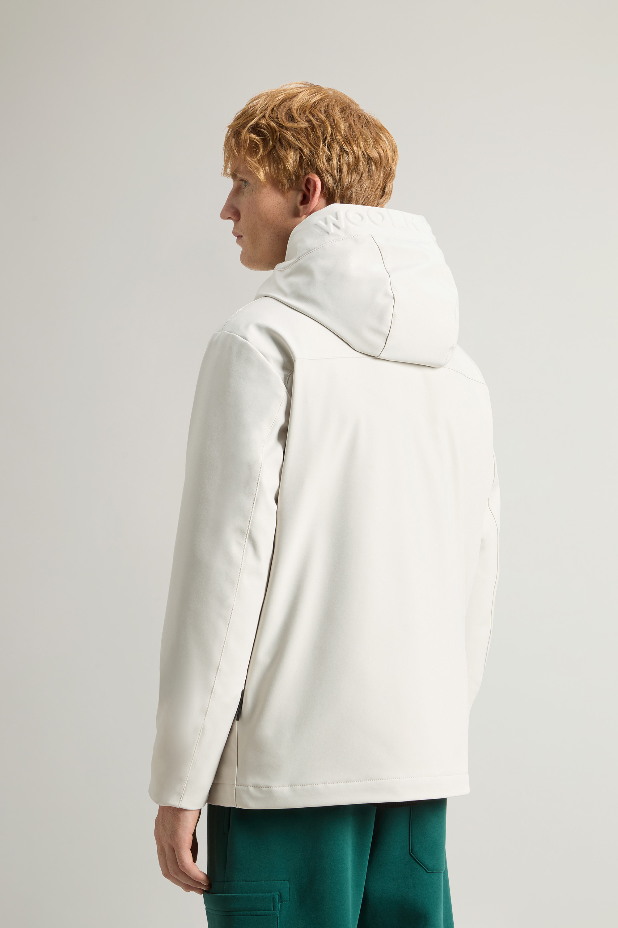 Giacca in Softshell CFWOOU1047MRUT3496 811 WOOLRICH Sand rock 