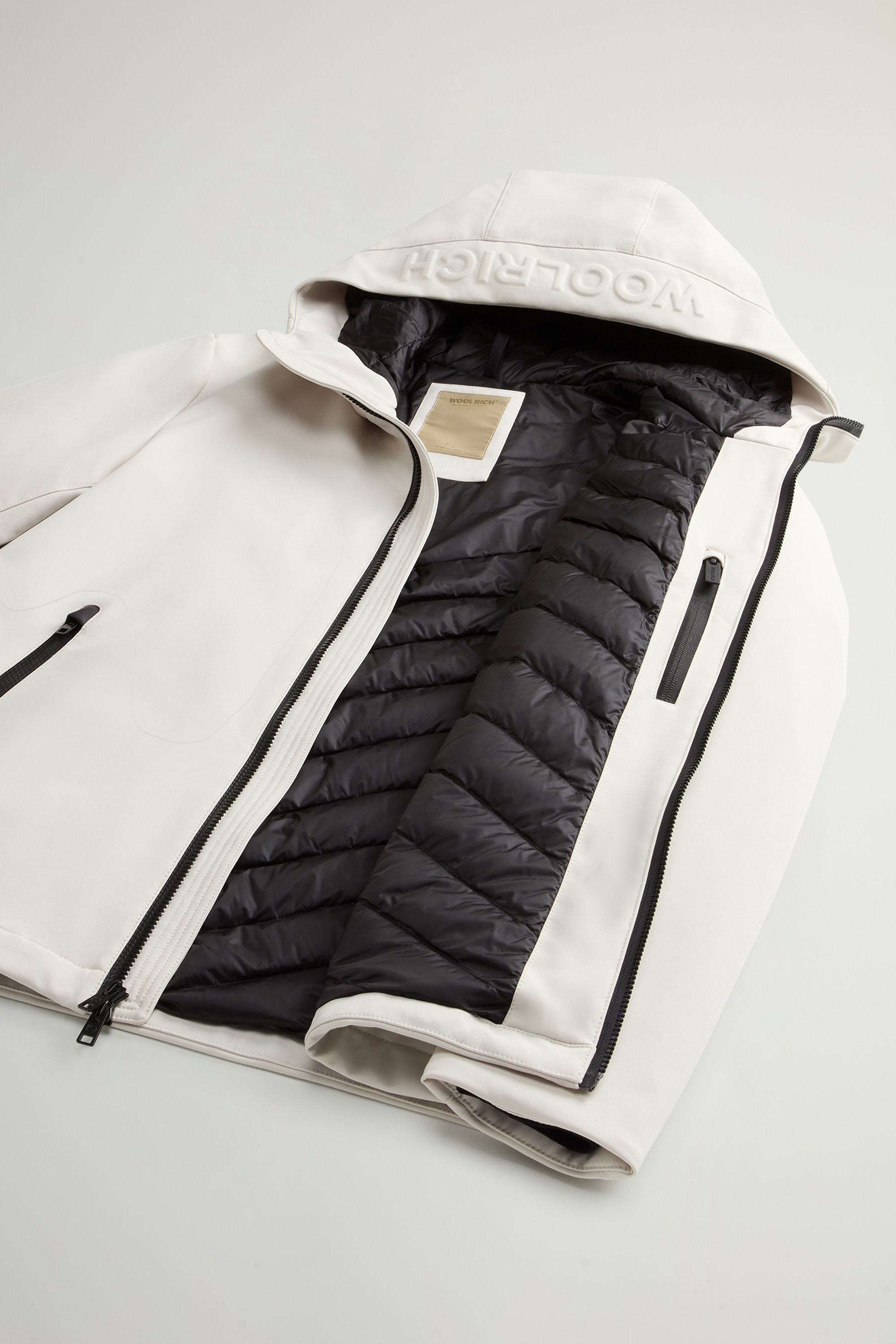 Giacca in Softshell CFWOOU1047MRUT3496 811 WOOLRICH Sand rock 