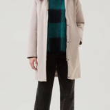 Trench in tessuto tecnico con cappuccio staccabile CFWWOU0890FRUT3496 7404 WOOLRICH Oxford tan 