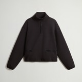 Felpa in misto cotone a collo alto CFWWSW0136FRUT3865 100 WOOLRICH Black 