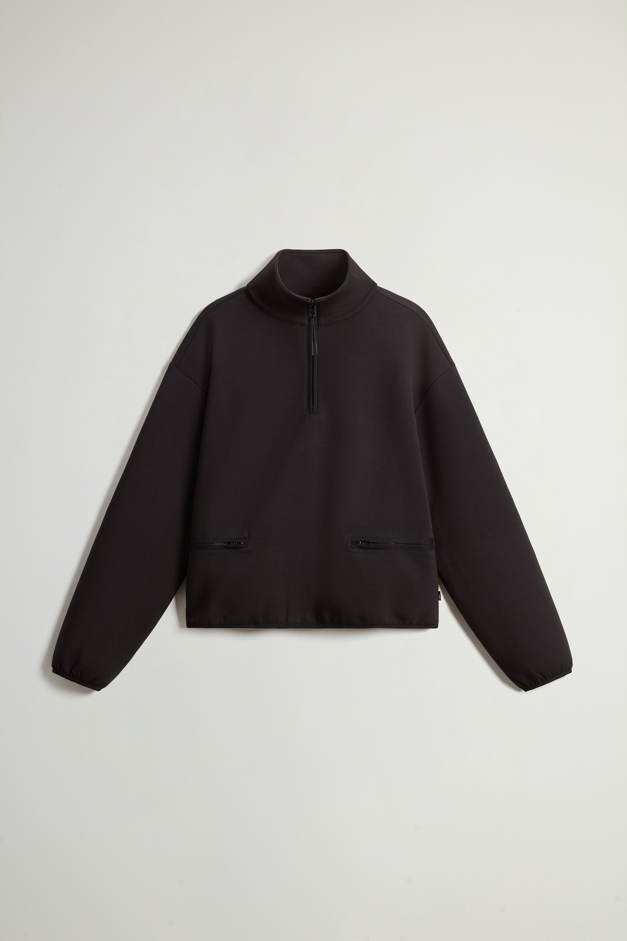 Felpa in misto cotone a collo alto CFWWSW0136FRUT3865 100 WOOLRICH Black 