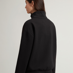 Felpa in misto cotone a collo alto CFWWSW0136FRUT3865 100 WOOLRICH Black 