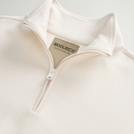 Felpa in misto cotone a collo alto CFWWSW0136FRUT3865 8743 WOOLRICH Milky cream 