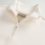 Felpa in misto cotone a collo alto CFWWSW0136FRUT3865 8743 WOOLRICH Milky cream 