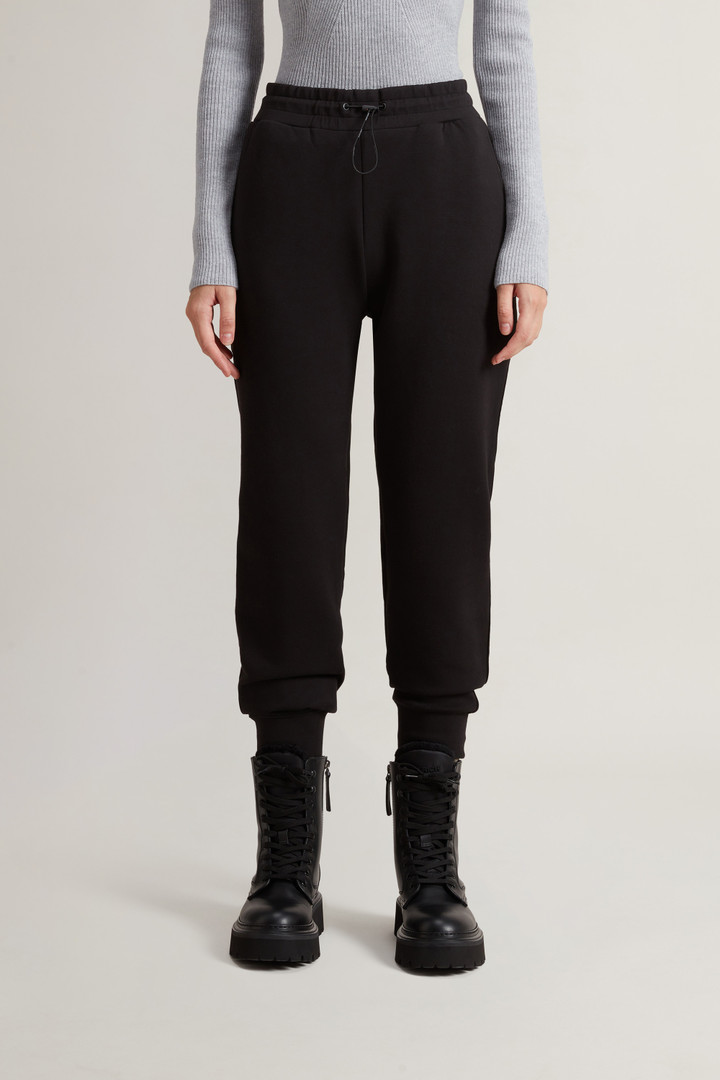 Pantaloni in misto cotone felpato CFWWTR0183FRUT3865 100 WOOLRICH Black 